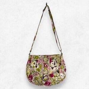Vera‎ Bradley Make Me Blush Retired Pattern Saddle Up Crossbody Shoulder Bag